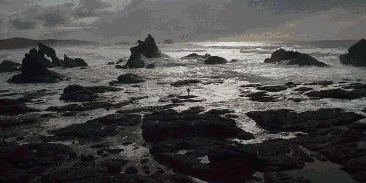 A slideshow of random placeholder photos